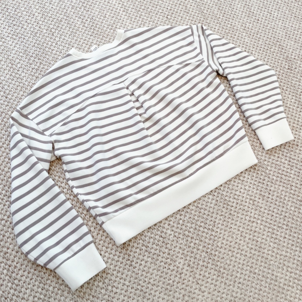 ✨ SPANX AirEssentials Striped Pullover Sweatshirt… - image 6